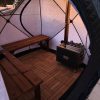 TwigGo sauna tent lifestyle TwigGo portable sauna tent in an outdoor setting