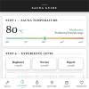 TwigGo app contrast screen TwigGo sauna app contrast therapy screen