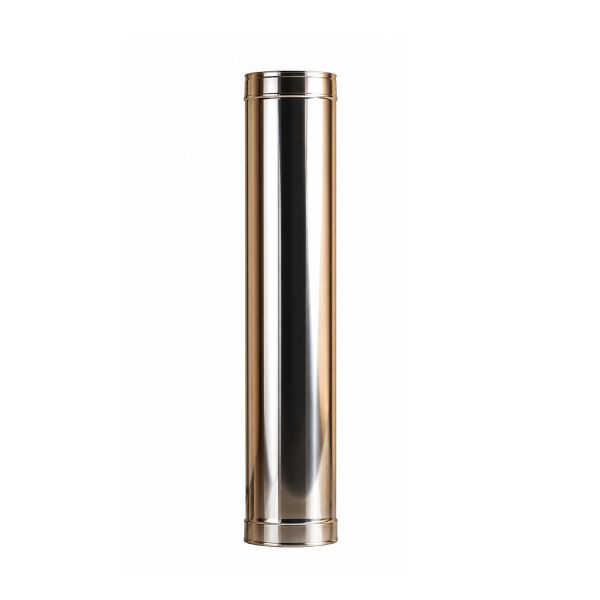 80mm stainless steel stove flue pipe, 500mm long