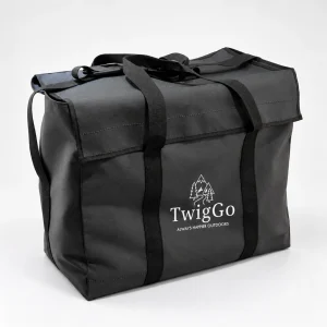 TwigGo Sauna Stove Carry Bag 1 TwigGo Sauna Stove Carry Bag in black ripstop material