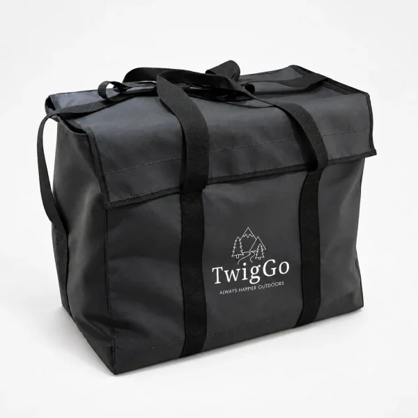 TwigGo Sauna Stove Carry Bag 4 TwigGo Sauna Stove Carry Bag, close-up of the double-stitched straps